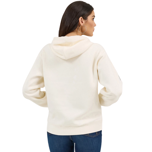 Womens Wrangler Retro Vintage Bold Logo Hoodie