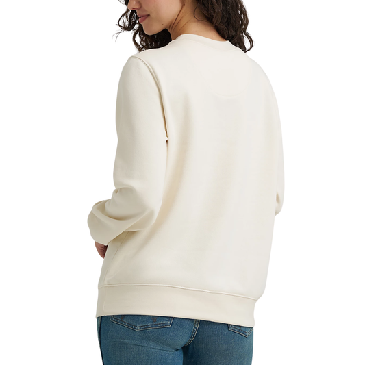 Womens Wrangler Graphic Retro Crew Sweatshirt Reg
