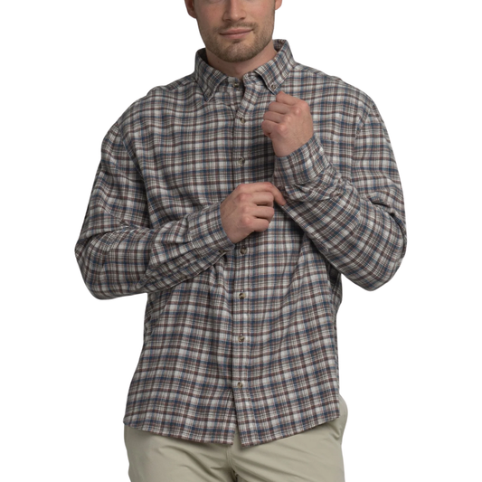 MENS ROBINSON WASHED LONG SLEEVE FLANNEL