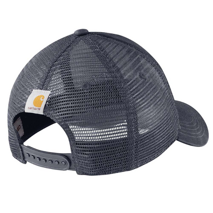 MENS CANVAS MESH BACK LOGO GRAPHIC CAP