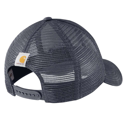 MENS CANVAS MESH BACK LOGO GRAPHIC CAP