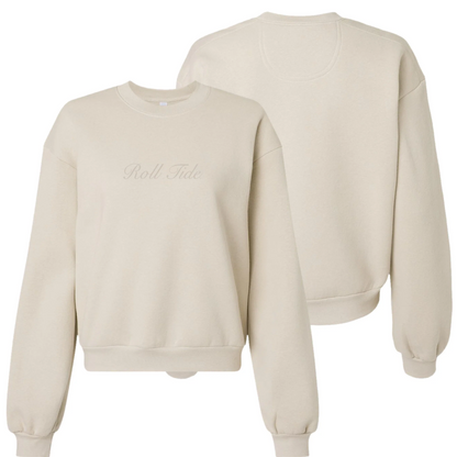 Tuskwear Tonal Roll Tide  Sweatshirt Cropped
