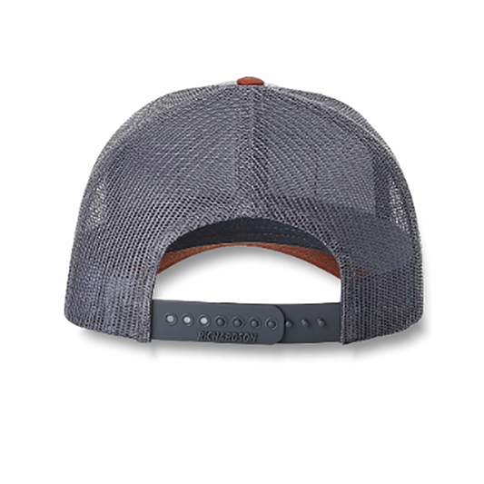 WOVEN CIRCLE BADGE TRUCKER HAT RICH112