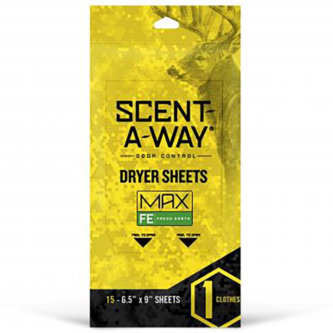 ScentAWay MAX Fresh Earth Dryer Sheets