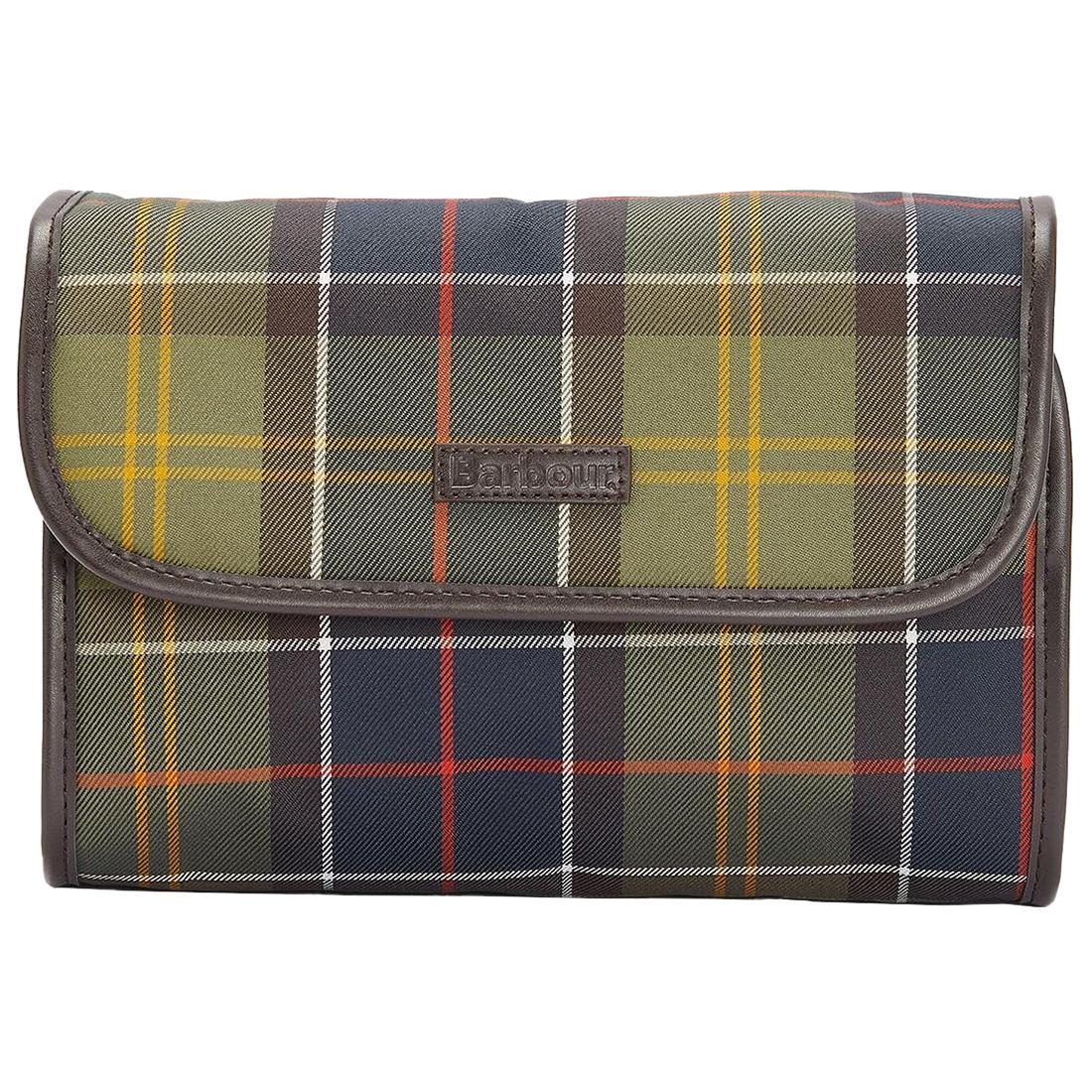 TARTAN HANGING WASHBAG