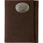 Leather TriFold Wallet Brown