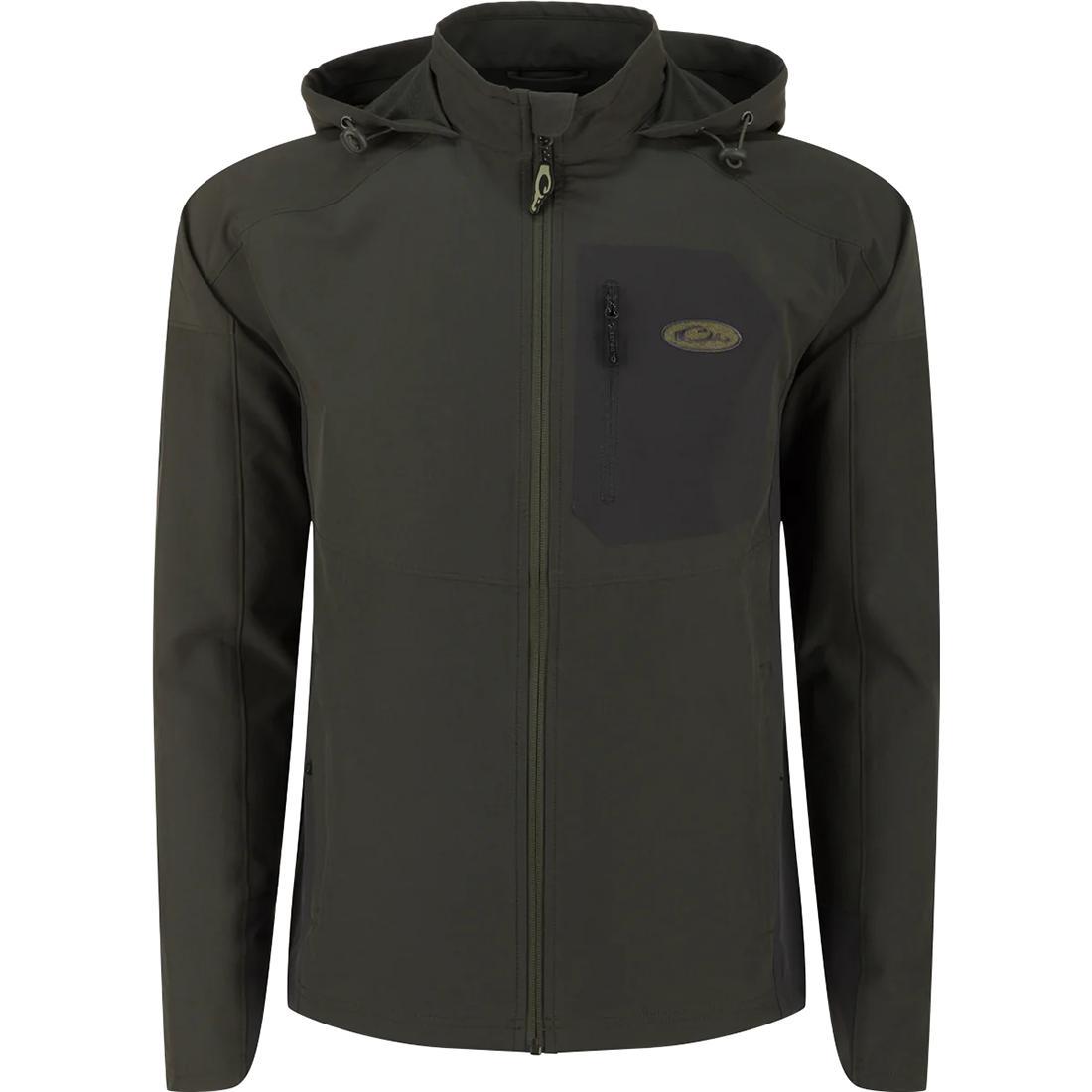 RAIN BRAKE LTWT SOLID SOFTSHELL JACKET