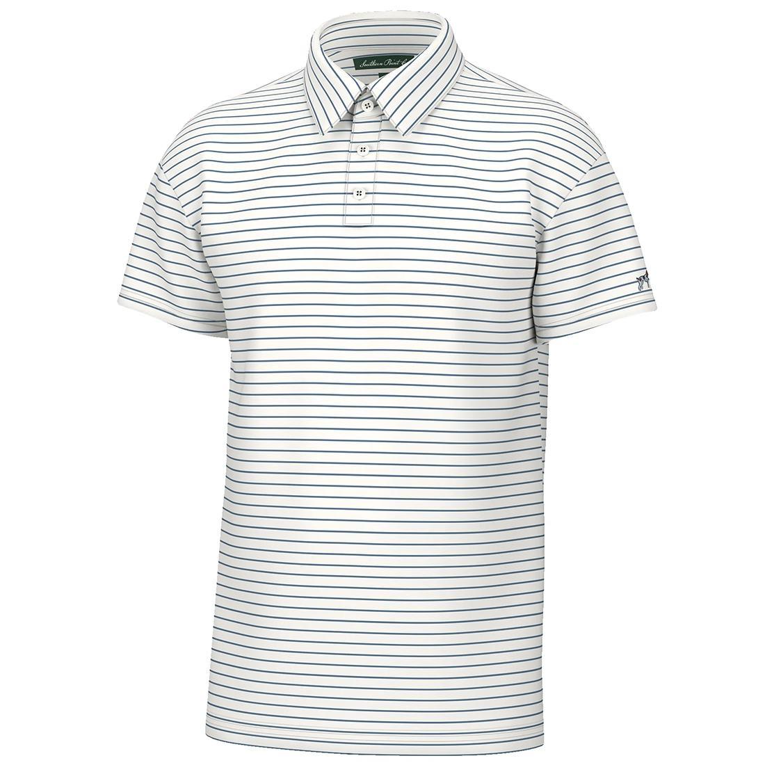 YOUTH HORIZON STRIPE PERFORMANCE POLO