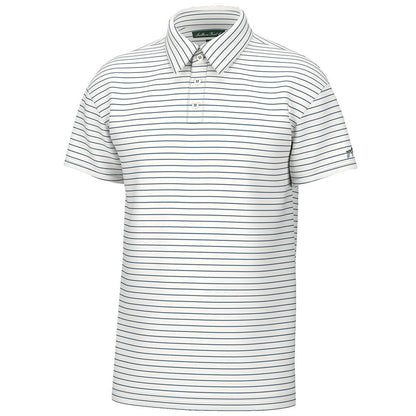 YOUTH HORIZON STRIPE PERFORMANCE POLO