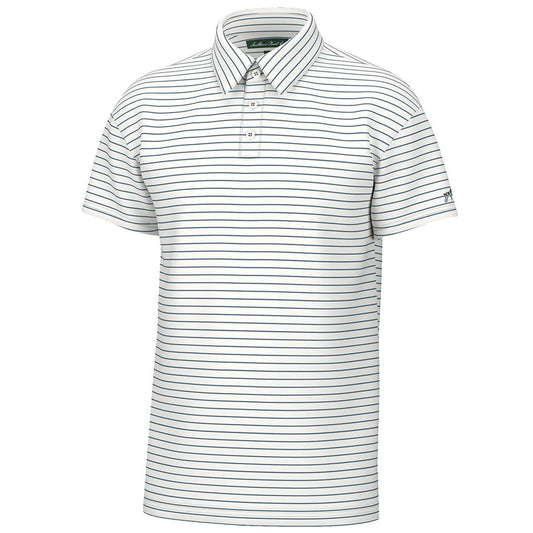 YOUTH HORIZON STRIPE PERFORMANCE POLO