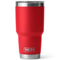 RAMBLER 30OZ TUMBLER MS RESCUE RED