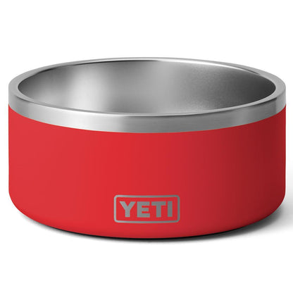 BOOMER 8 DOG BOWL RESCUE RED