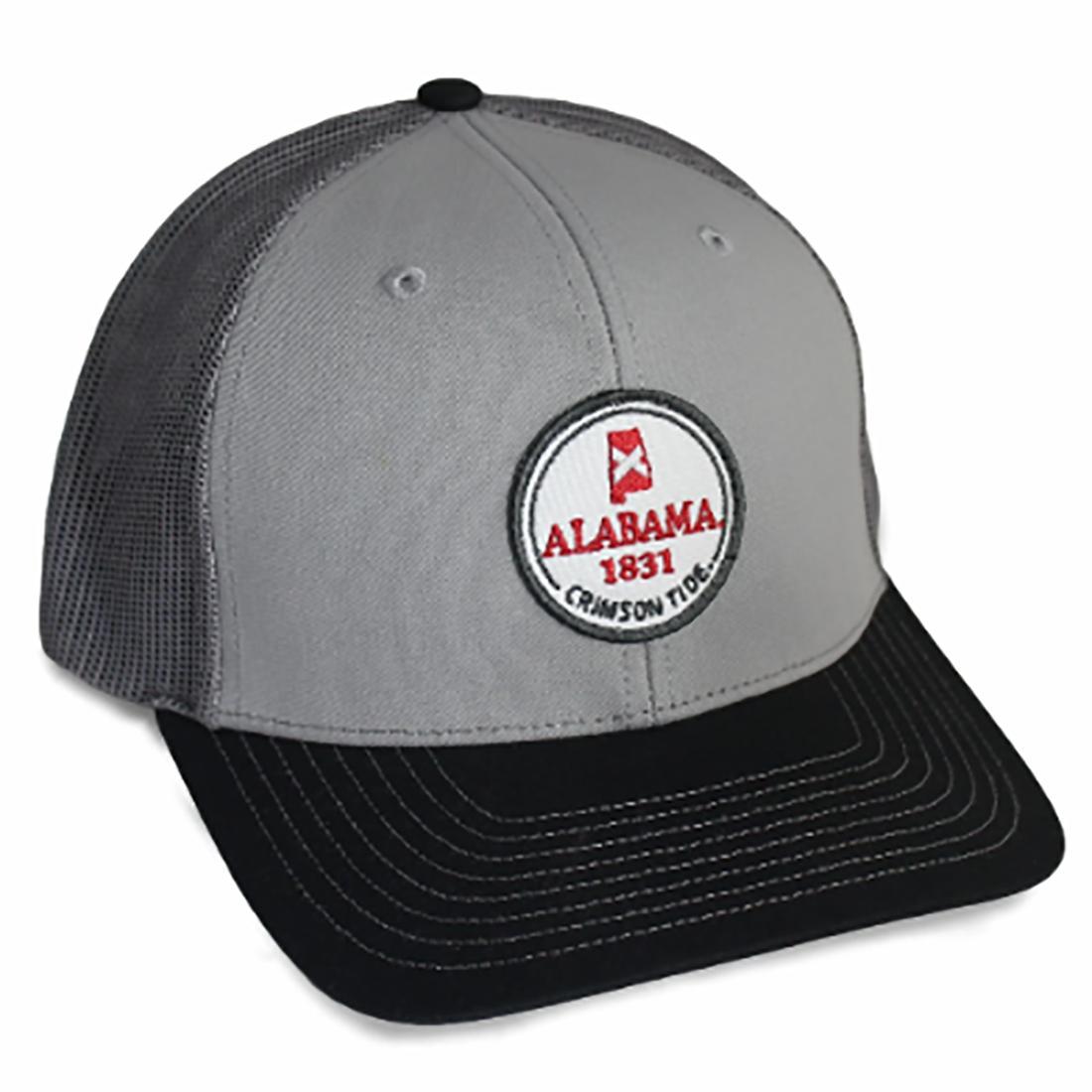 WOVEN CIRCLE BADGE TRUCKER HAT RICH112