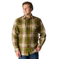 MENS LOOSE FIT HW FLANNEL LS PLAID SHIRT