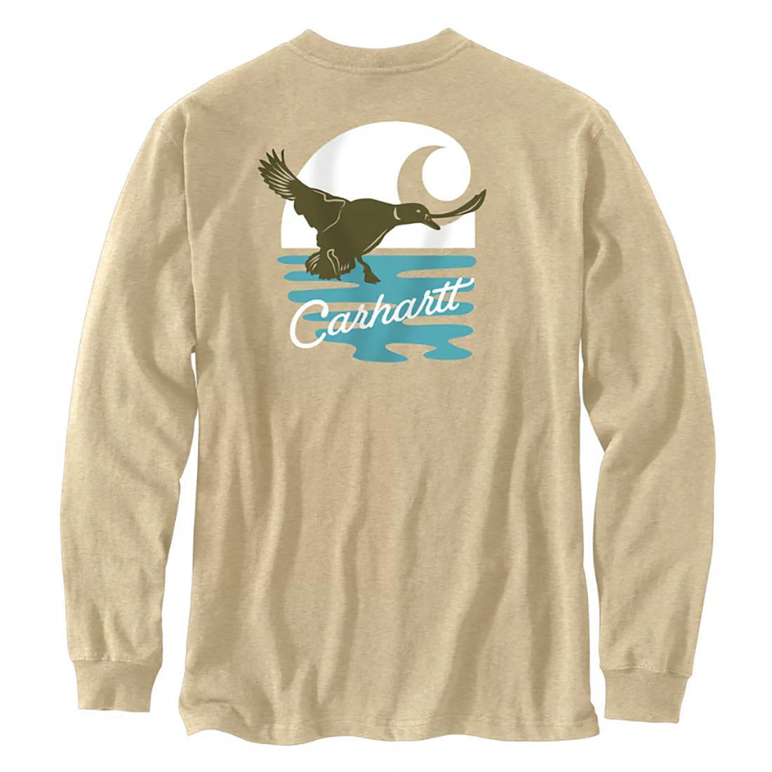 MENS LF HW LS DUCK GRAPHIC TSHIRT