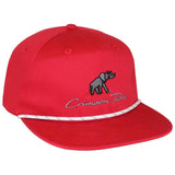 ELEPHANT CRIMSON TIDE HAT LH EMB GOAT ROPE