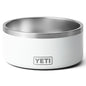 BOOMER 8 DOG BOWL WHITE