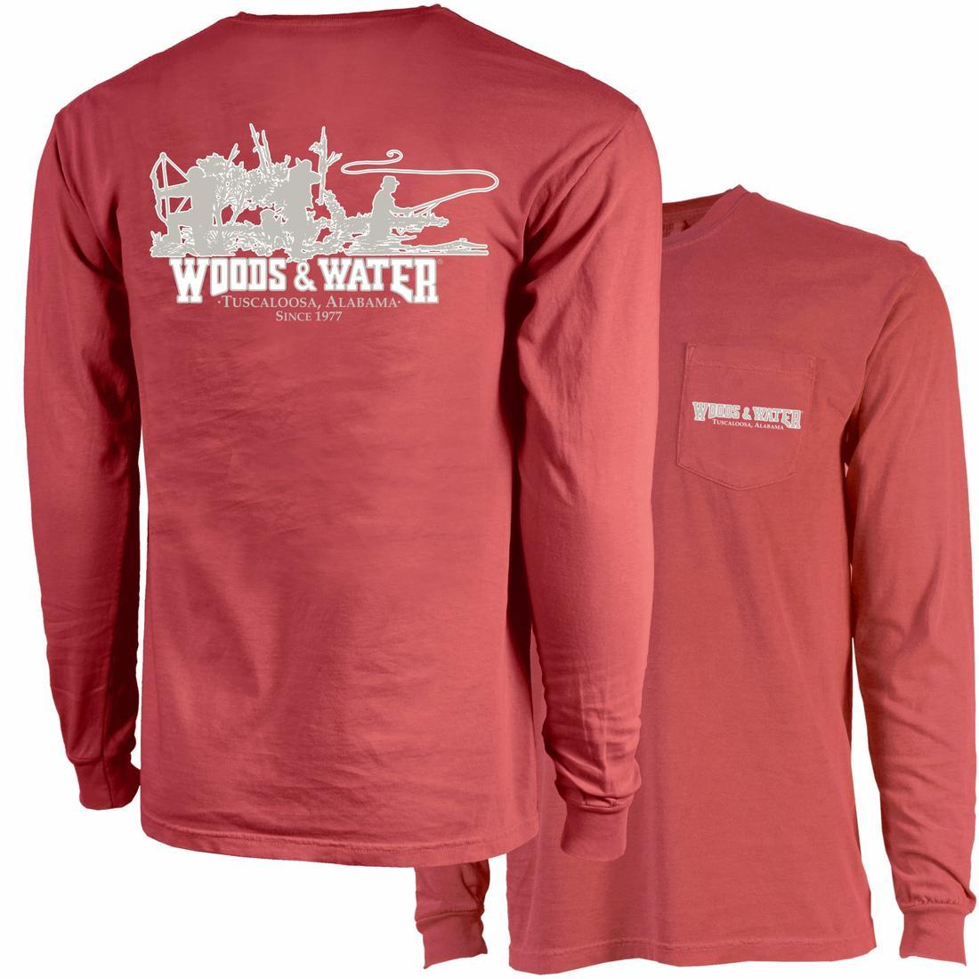 COMFORT COLORS WW TRIO 2 L/S PKT TEE