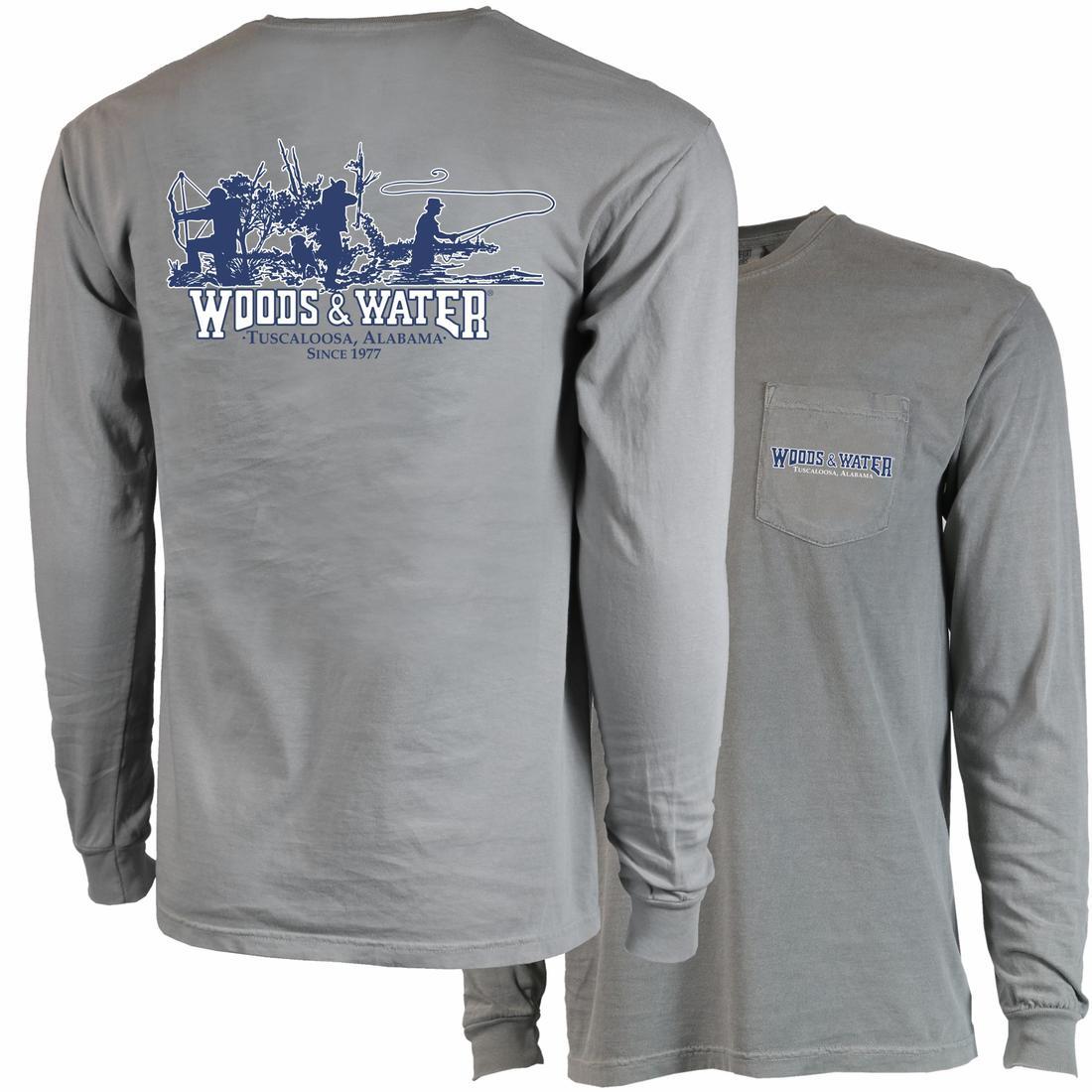 COMFORT COLORS WW TRIO 2 L/S PKT TEE