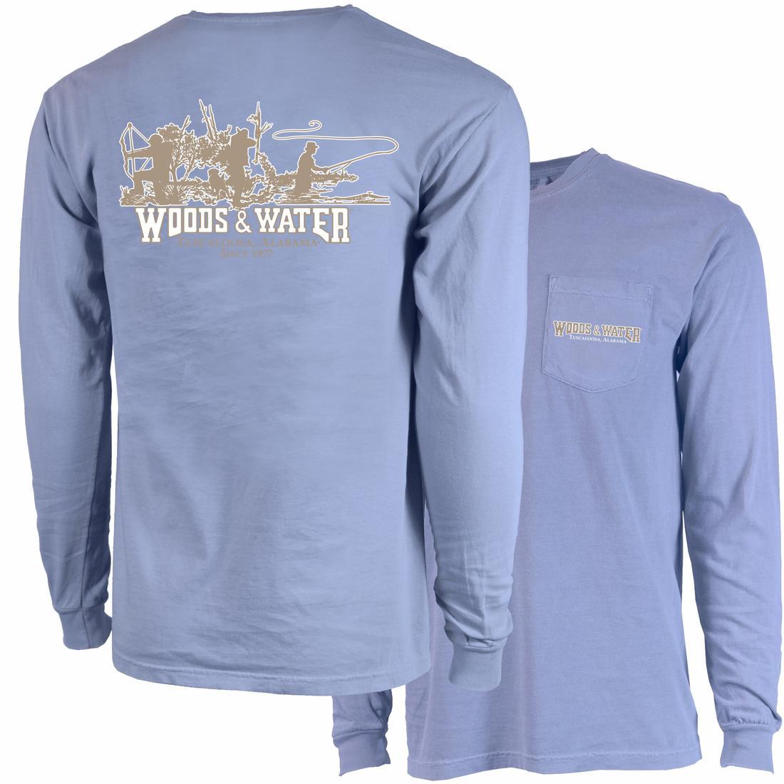COMFORT COLORS WW TRIO 2 L/S PKT TEE