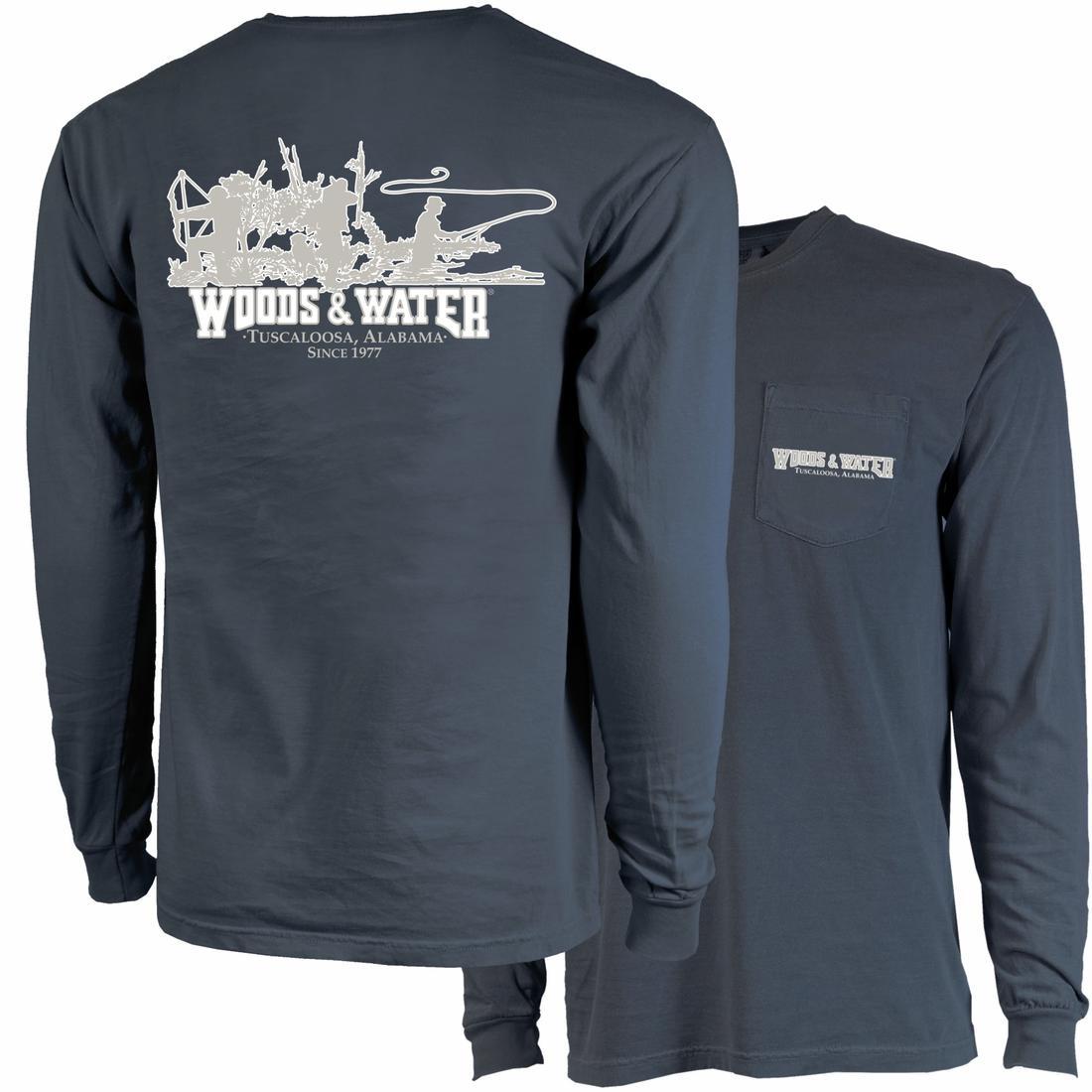 COMFORT COLORS WW TRIO 2 L/S PKT TEE