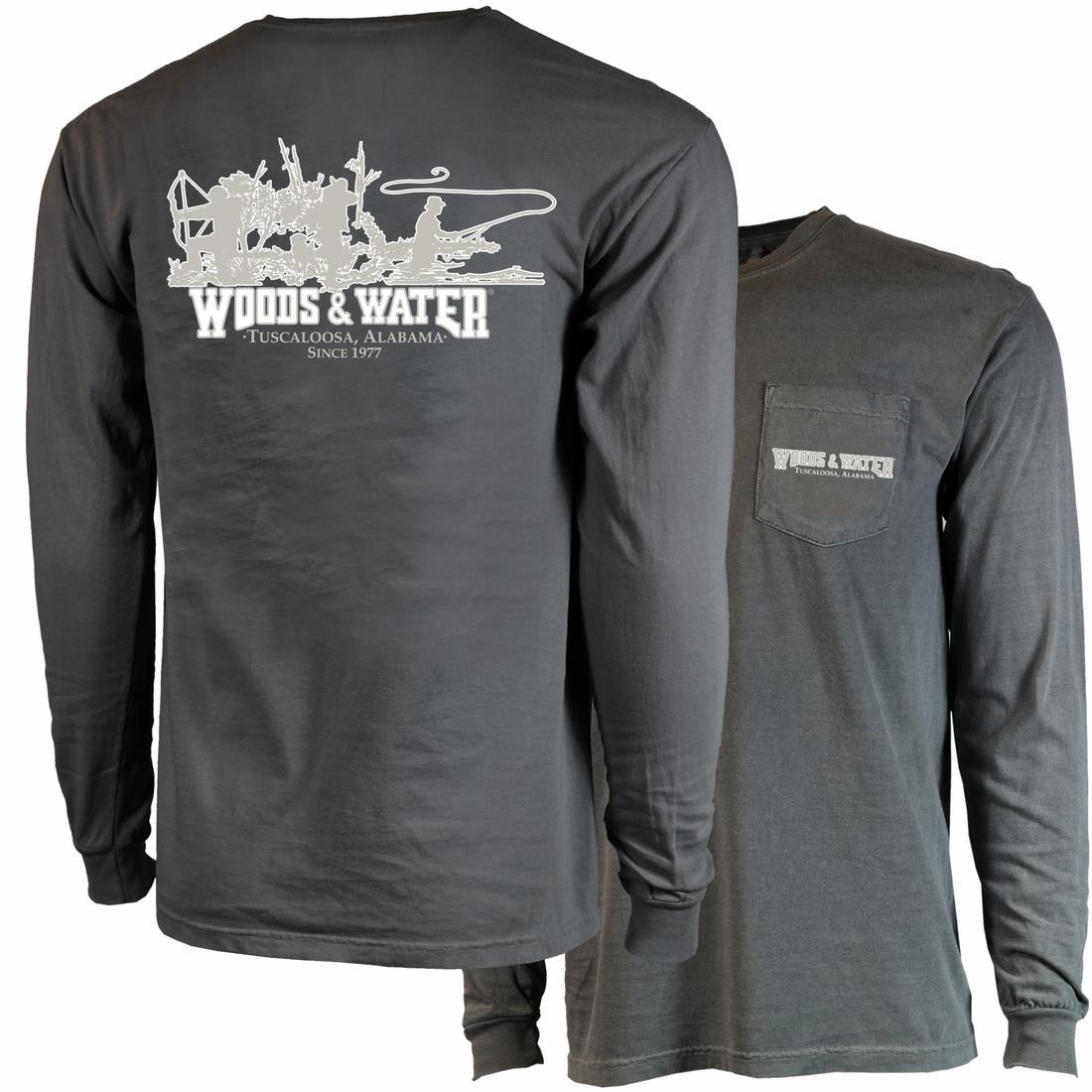 COMFORT COLORS WW TRIO 2 L/S PKT TEE