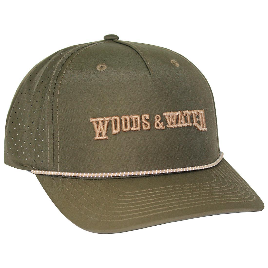 WOODS N WATER 3D EMBROIDERY HAT
