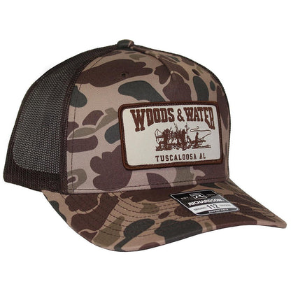 WOODS N WATER TRIO RECTANGLE WOVEN PATCH