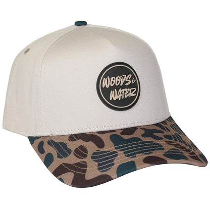WOODS N WATER CIRCLE RUBBER PATCH HAT