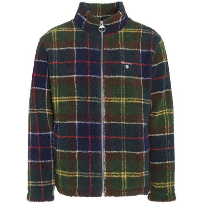MENS TARTAN FLEECE ZIP THROUGH