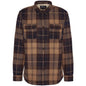 MENS WILLBERRY REGULAR BRUSHED CHECK OVERSHIRT