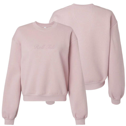 Tuskwear Tonal Roll Tide  Sweatshirt Cropped