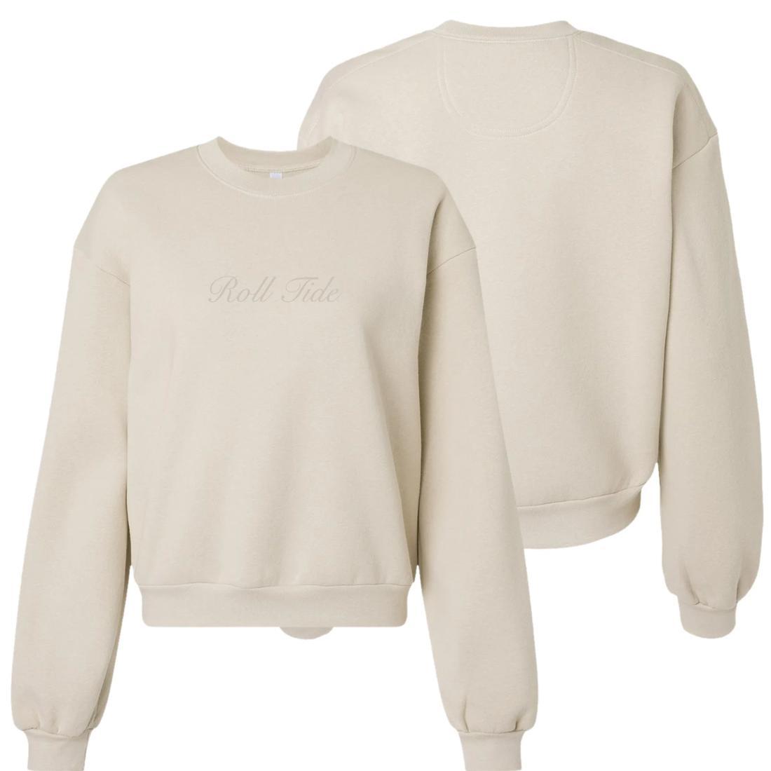 Tuskwear Tonal Roll Tide  Sweatshirt Cropped