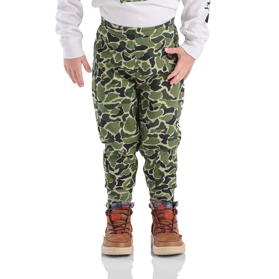 YOUTH FLEECE CAMO LOGO SWEATPANT