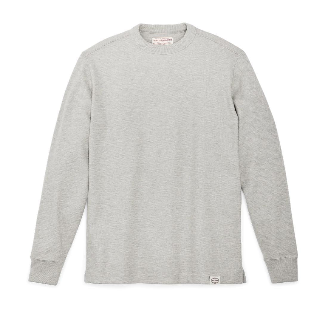 WAFFLE KNIT THERMAL CREWNECK