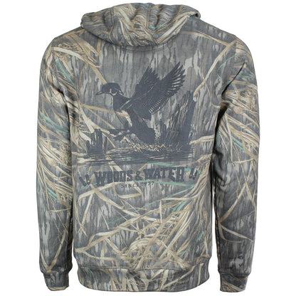 MOSSY OAK WASHED OUT WW WOOD DUCK HOODY