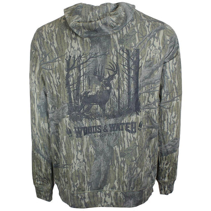 MOSSY OAK WASHED OUT WW DEER HOODY