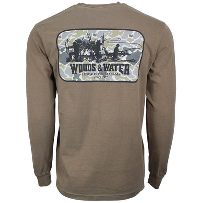 CC WW TRIO CAMO BADGE L/S TEE