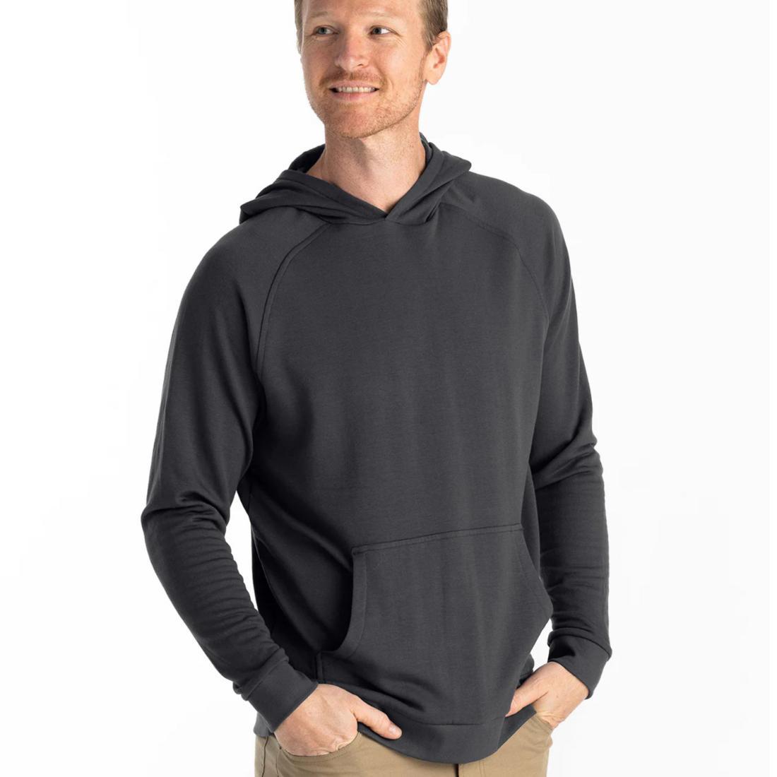 Mens Bamboo Lightweight Fleece Hoodie