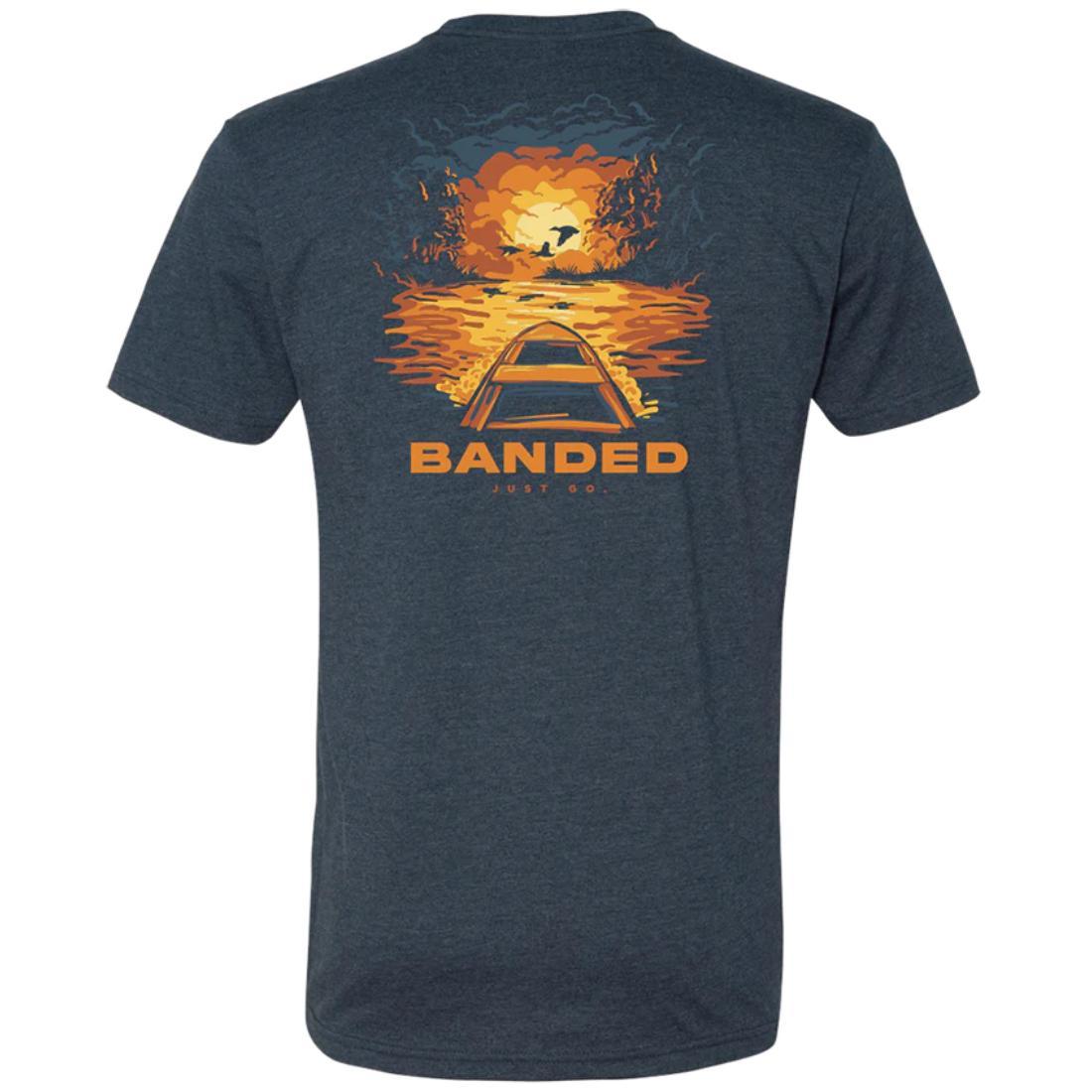 Mens Water Silhouette Painting Short Sleeve Tee