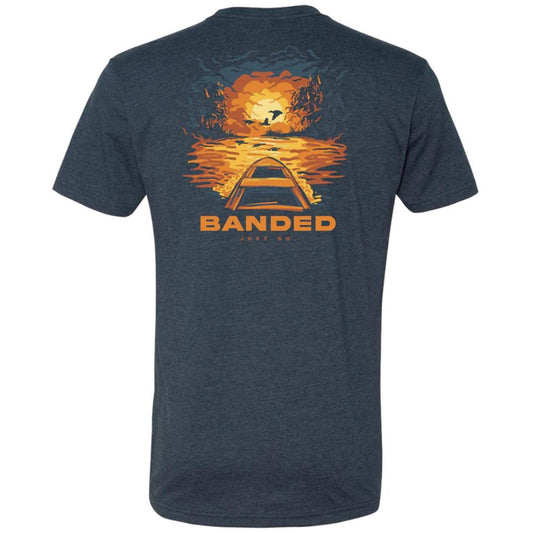 Mens Water Silhouette Painting Short Sleeve Tee