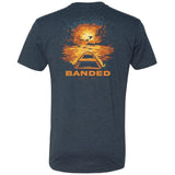 Mens Water Silhouette Painting Short Sleeve Tee