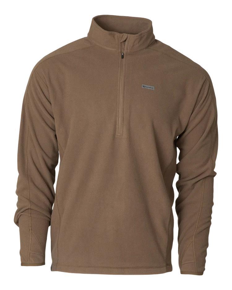 Mens Waffle Fleece 1/4 Zip