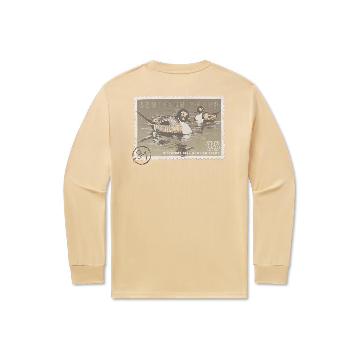 Mens Duckstamp Pintail Tee Long Sleeve