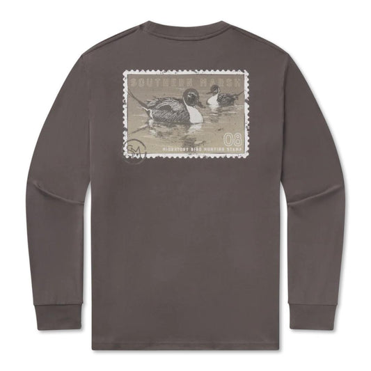 Mens Duckstamp Pintail Tee Long Sleeve
