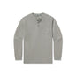 Mens Seawash Vintage Waffle Henley Tee Long Sleeve