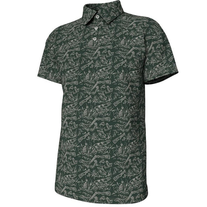 Youth Pointer Pattern Performance Polo