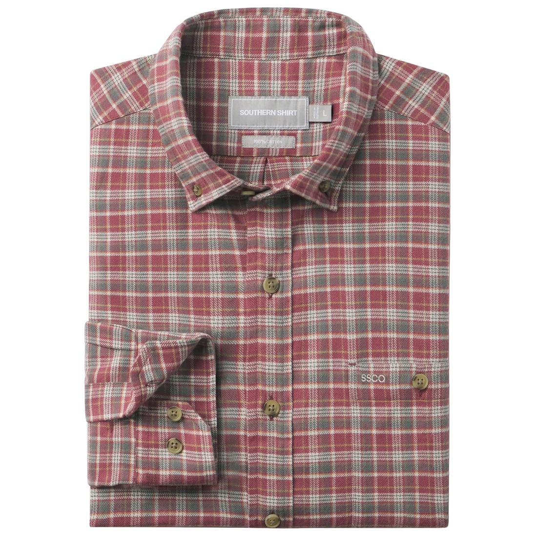 MENS CHERRYWOOD LONG SLEEVE FLANNEL