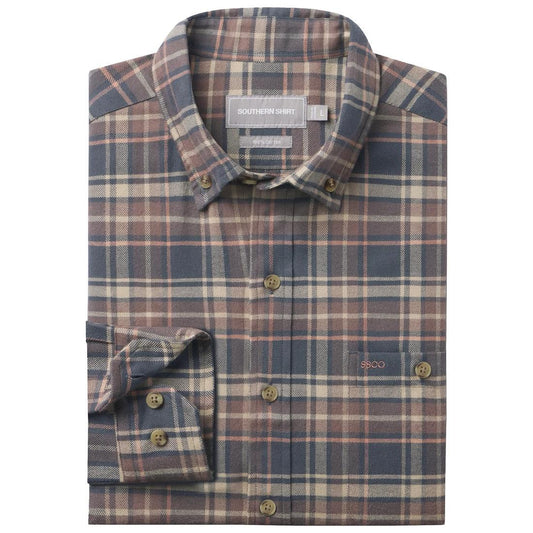 MENS HARTFORD LONG SLEEVE FLANNEL
