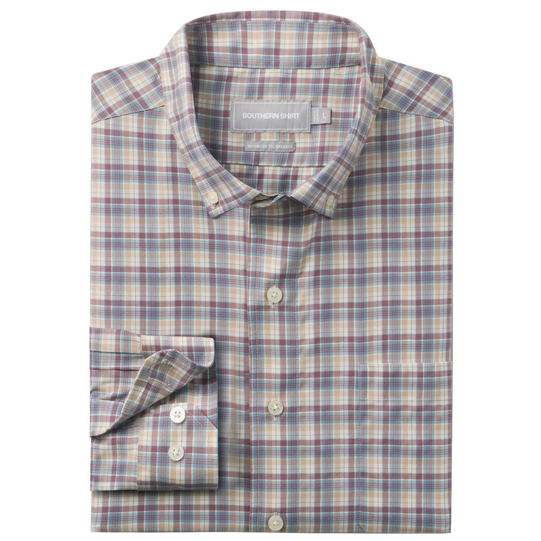 MENS RIDGESIDE LONG SLEEVE PLAID